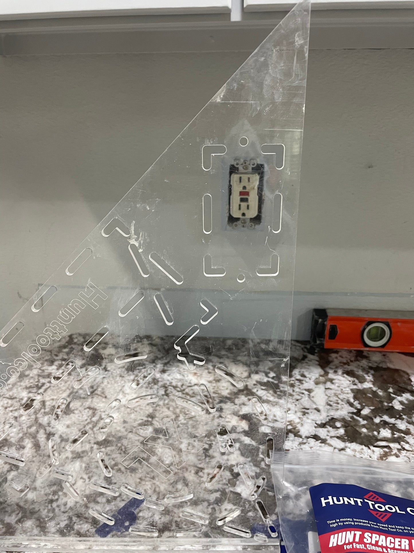 18' Tile Square with Cut Templates